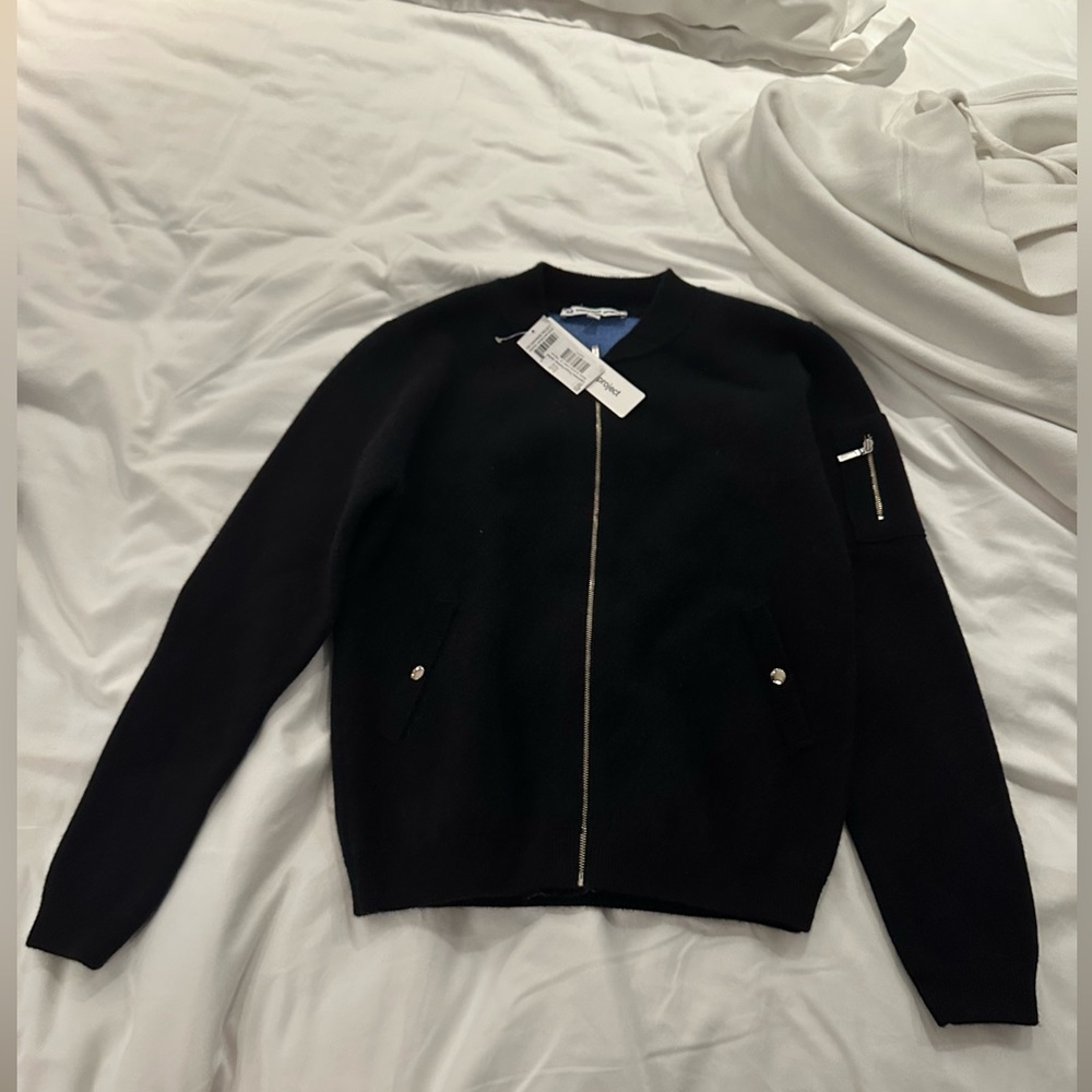 Cashmere Bomber Jacket